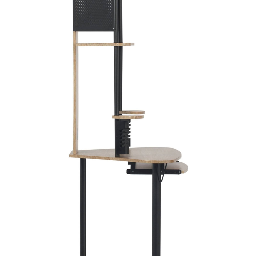 Arch Corner Computer Desk with Hutch / Tower V304888