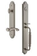 Satin Nickel One-Piece Lever Handle S5830