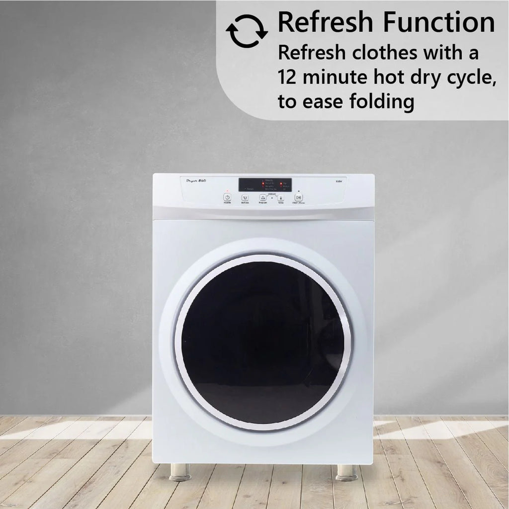 110V 18lbs Washer and 3.5cf Vented Sensor Dryer C1583