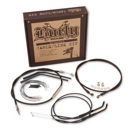 Black Vinyl Extended Cable/Brake Line Kit Z6768
