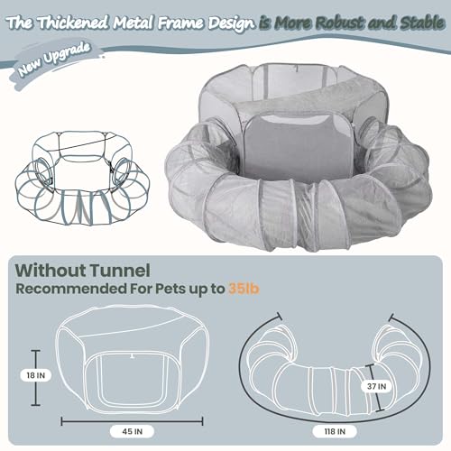 Pink Outdoor Cat Enclosure with Bag P348