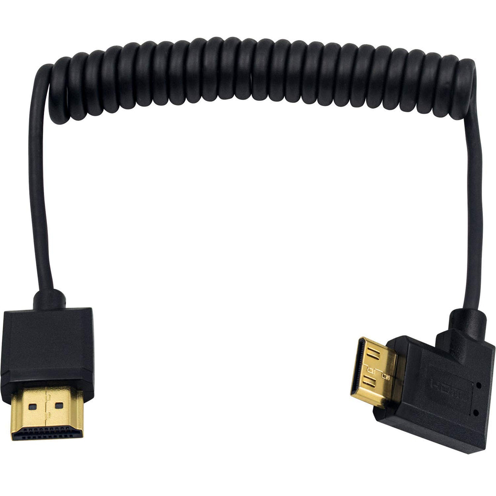 Mini HDMI to HDMI Coiled Cable 4K 1080p 3D 2.5M K469880