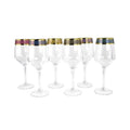 8.75 in. Wine Glass Set, 6 Piece K797