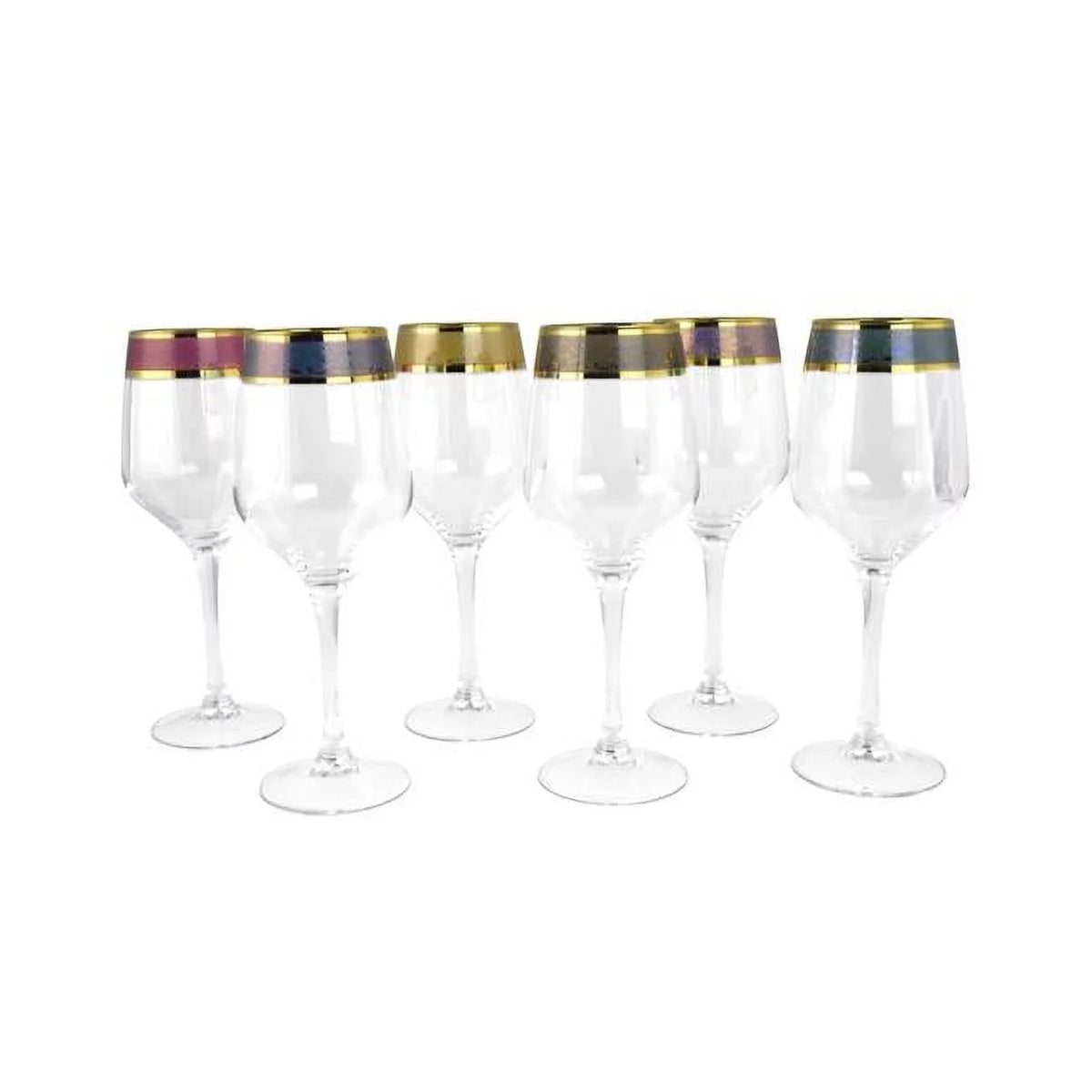 8.75 in. Wine Glass Set, 6 Piece K797