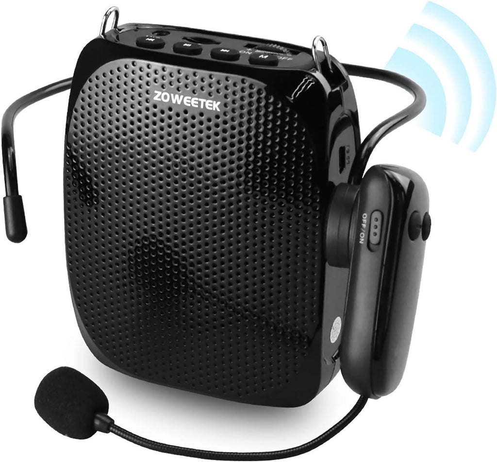 10W Portable Rechargeable Voice Amplifier with UHF Wireless Microphone Headset N615