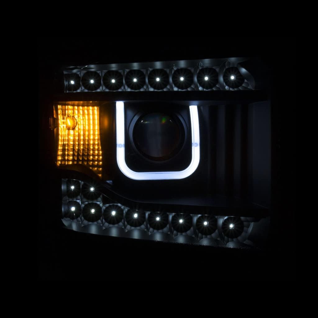 Projector Headlights with Chrome U-Bar H337130