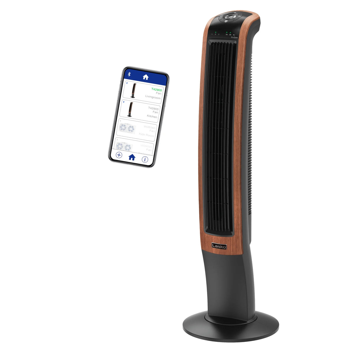 Black Oscillating Tower Fan Y9345