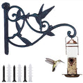 Cast Iron Hanging Plant Bracket, Dark Brown B9732