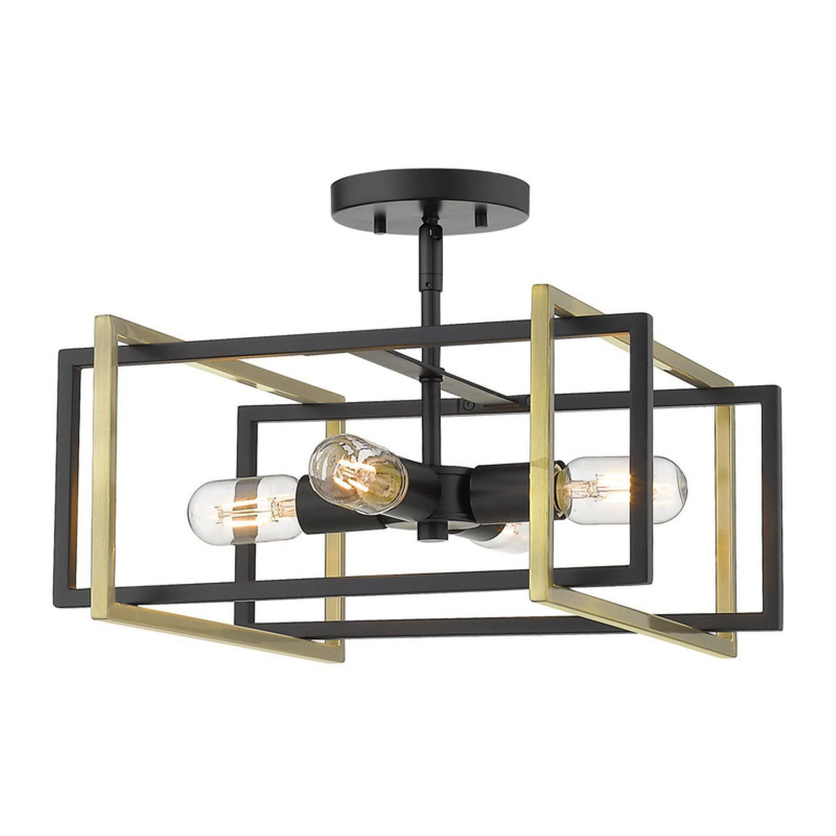 Semi Flush Black I725