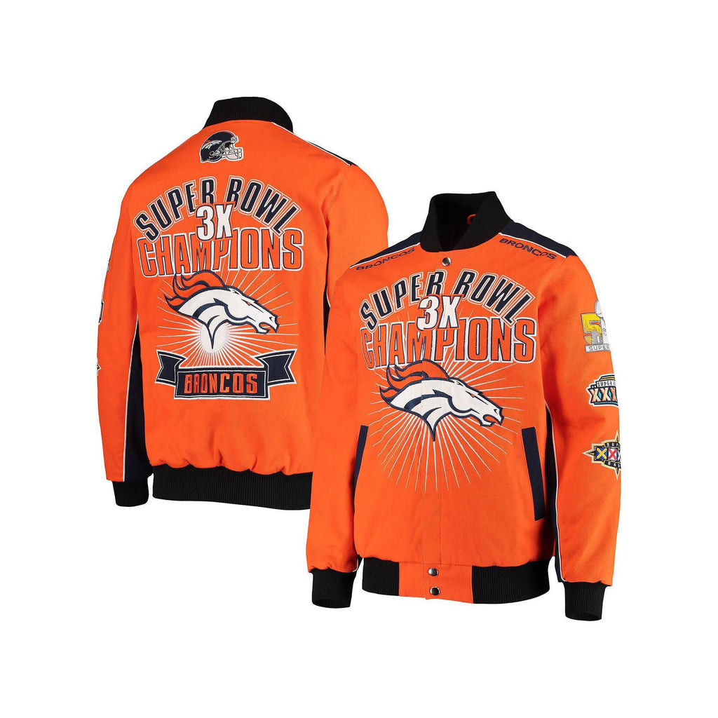 Orange Full-Snap Jacket V290