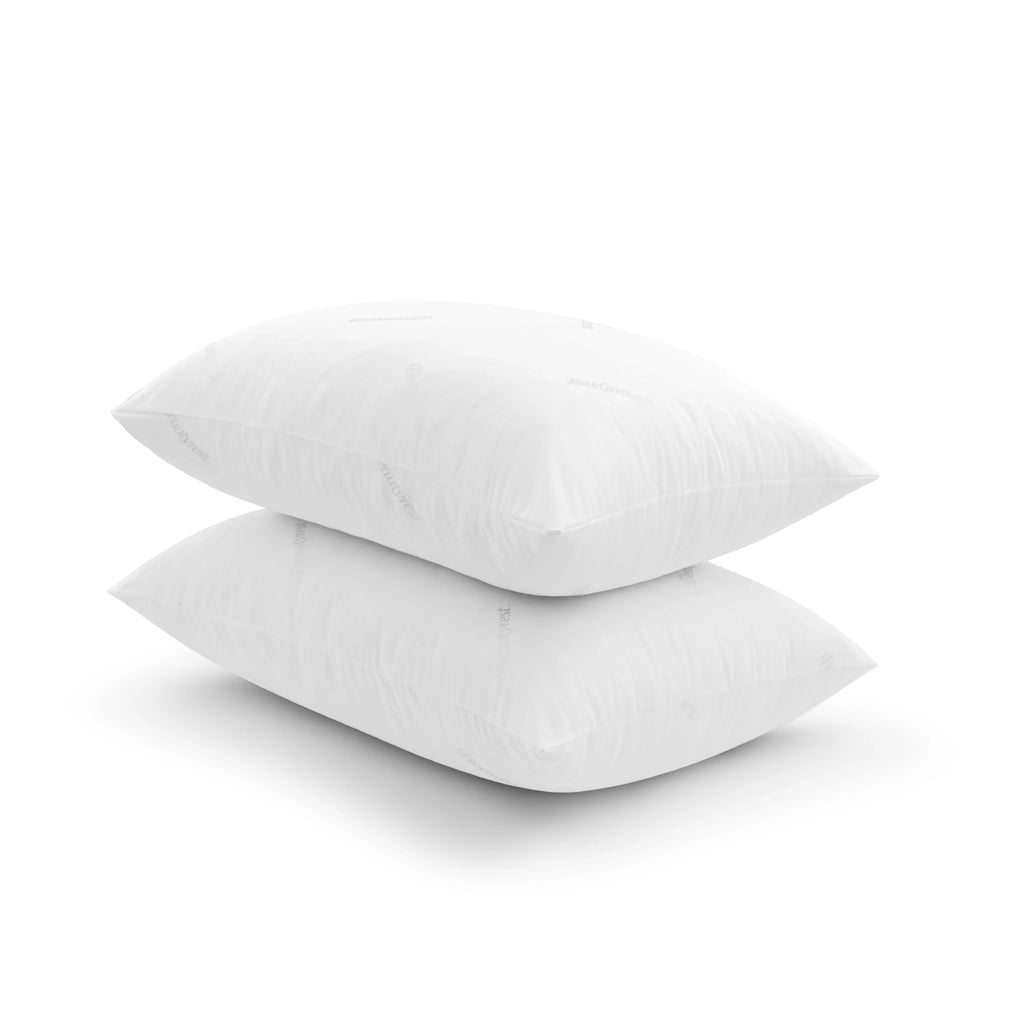 King Size Polyester Bed Pillow 2 Pack E217299