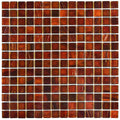 Red Glass Mosaic Wall Tile V44647
