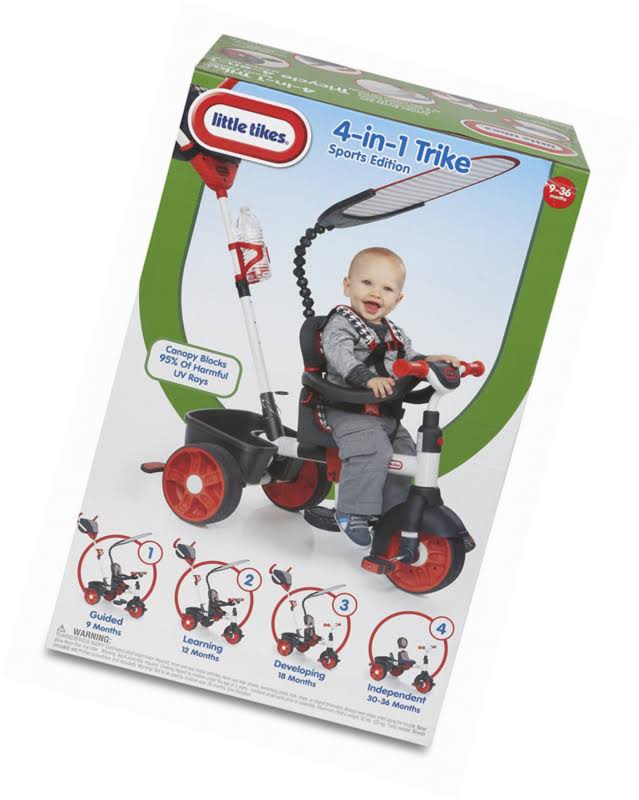 Red/White 4-in-1 Trike Ride On X8622