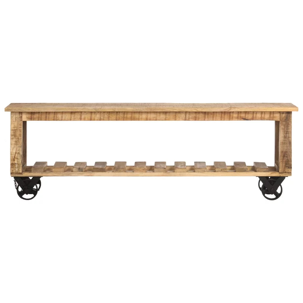 Rough Mango Wood TV Stand H20870
