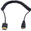 Mini HDMI to HDMI Coiled Cable 4K 1080p 3D 2.5M K469880