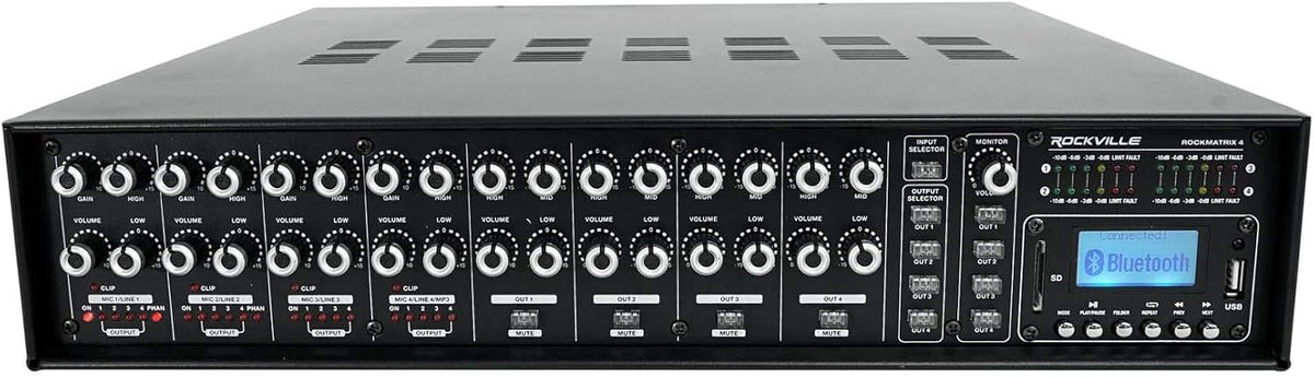 350 Watt 6 Zone 70V Commercial Amplifier H6135