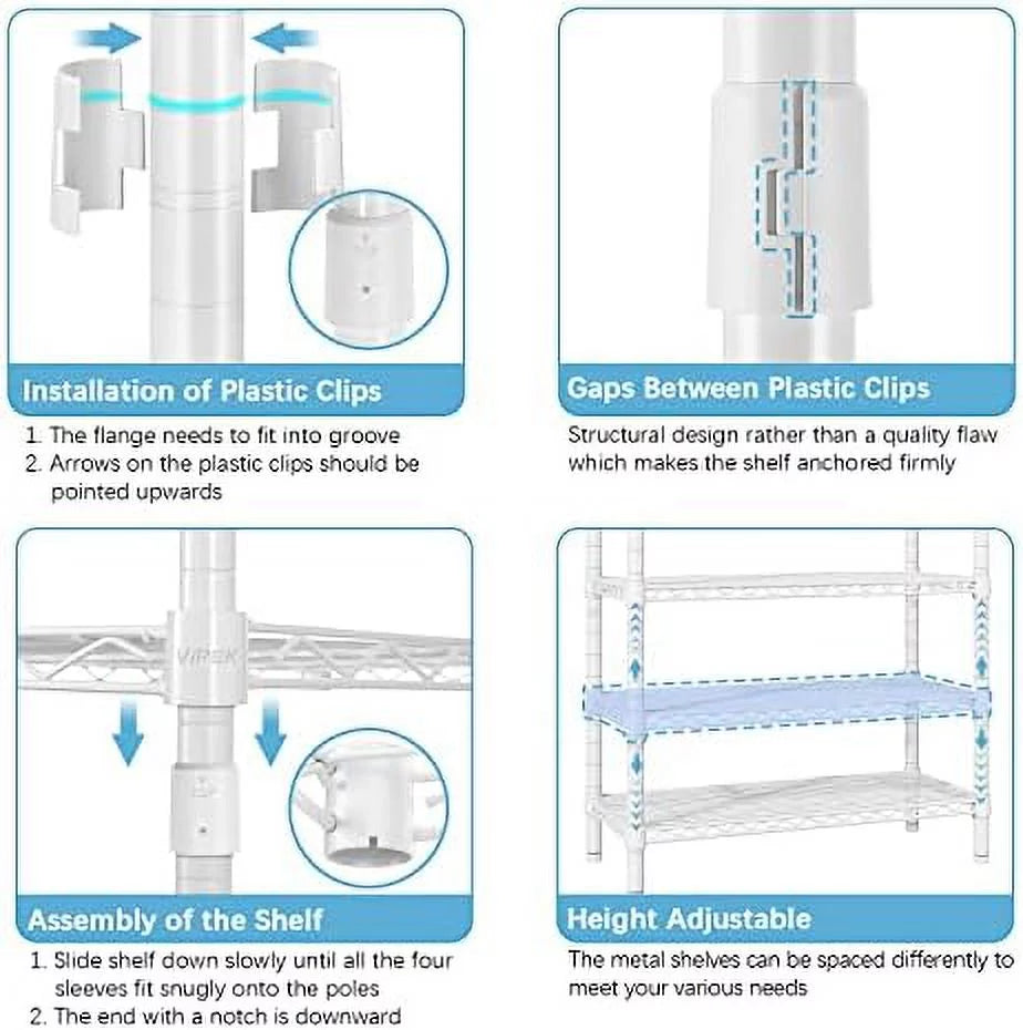 3 Tiers Garment Rack with Cover N597