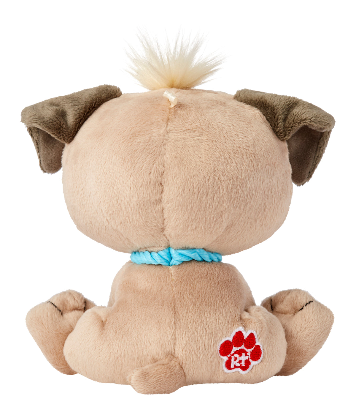 Pug Plush Toy with Collar, Tag, Doghouse, Stickers, Activities A1088