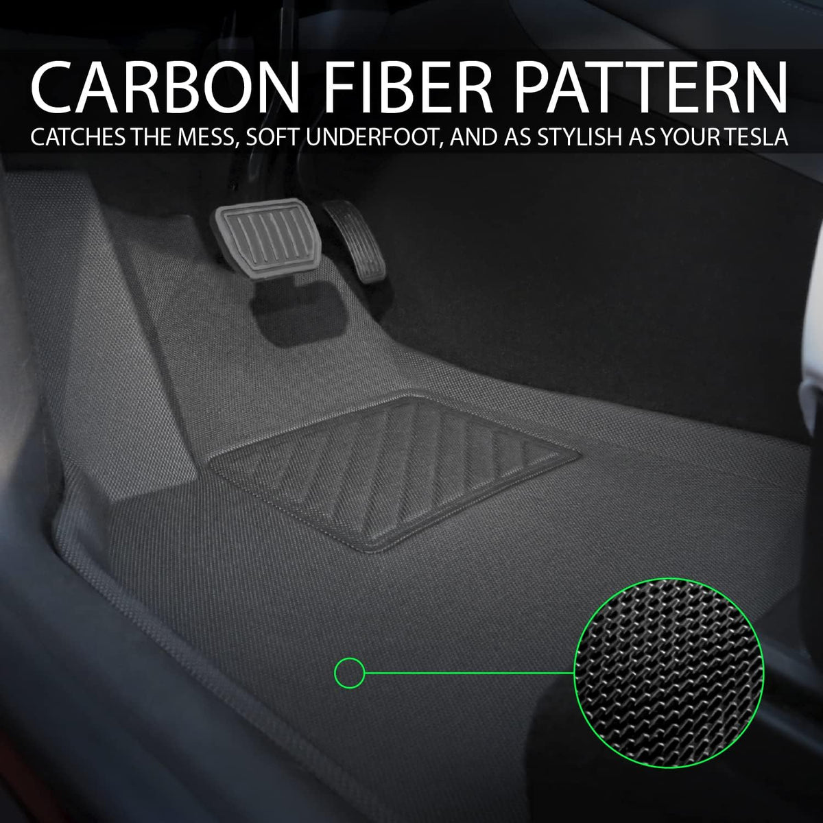 Black All Weather Waterproof Floor Mats S40735
