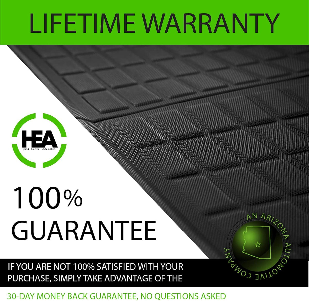 Black All Weather Waterproof Floor Mats S40735