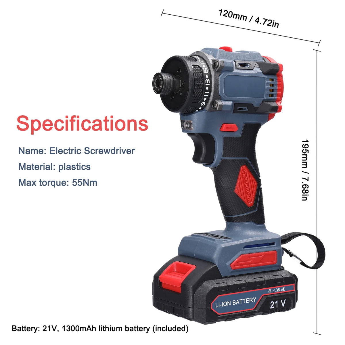 21V Electric Screwdriver U661903