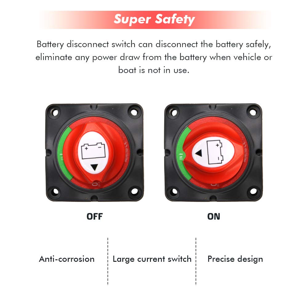 12-48V 200-1000 Amps Battery Switch S576218