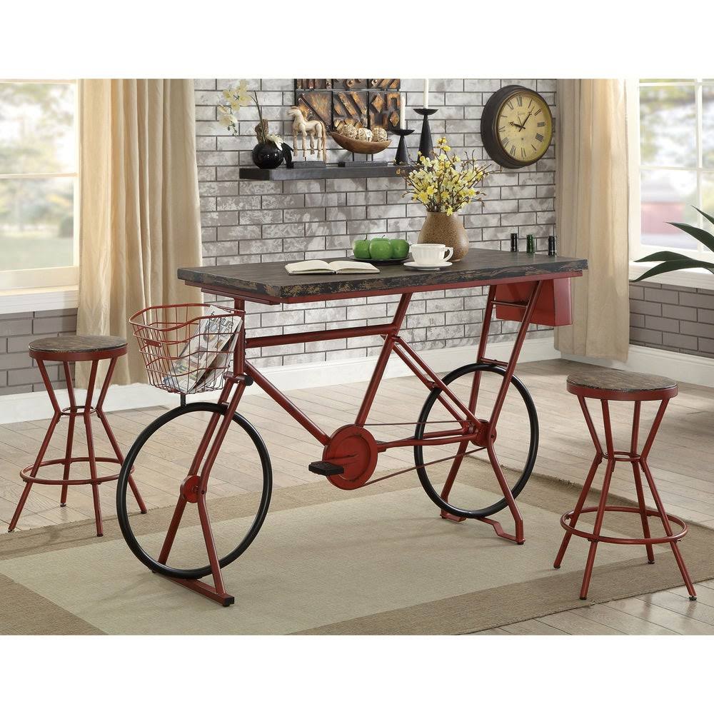 Black Industrial Vintage Bar Stool A80425