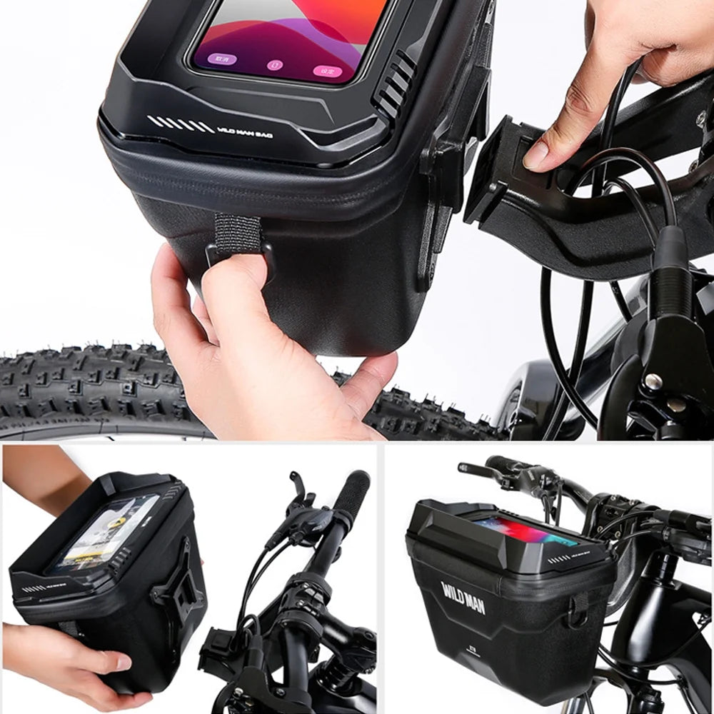 3L Waterproof Bike Handlebar Bag with Touchscreen P73034