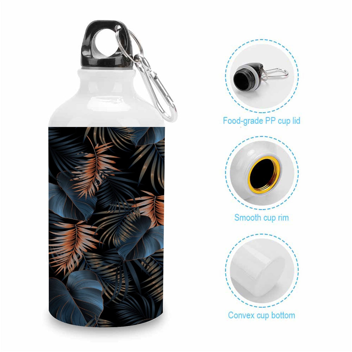 400ml Sport Aluminum Water Bottle with Twist Cap H373