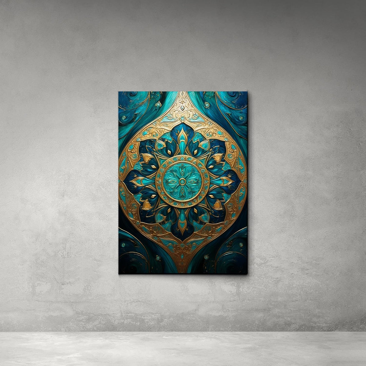 Vintage Mandala Flowers Wall Art Prints G201