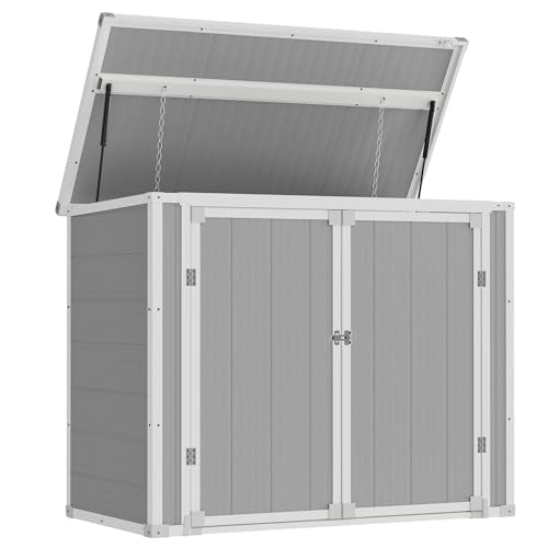 41 Cu Ft Outdoor Resin Storage Shed with Floor O254620