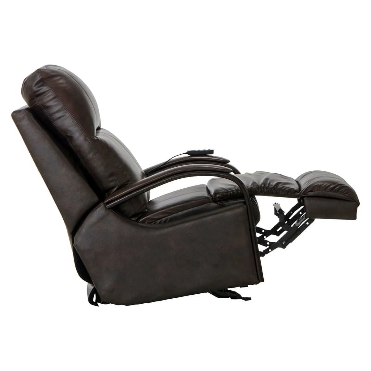 Brown Top Grain Italian Leather Power Recliner Q4084
