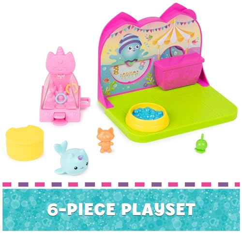 Kitty Narwhal’s Carnival Room with Toy Figure, Surprise Toys and Dollhouse Furniture W878698