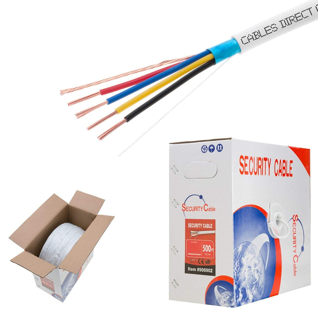 22/4 Shielded Solid Alarm Control Cable 500ft I87798