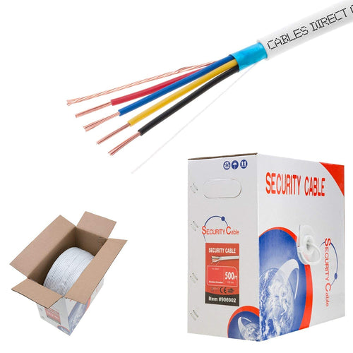 22/4 Shielded Solid Alarm Control Cable 500ft I87798