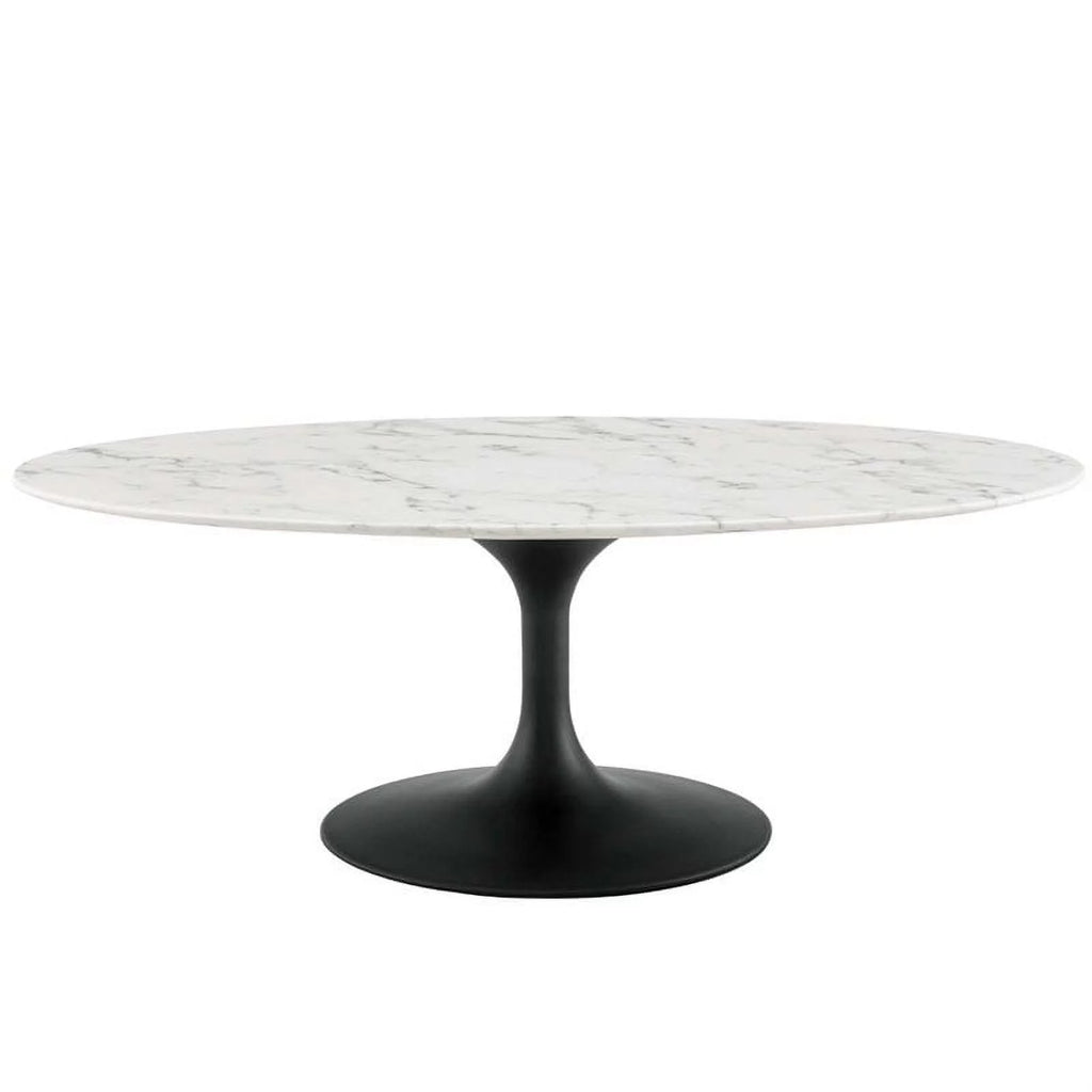 48" Oval Top Metal Coffee Table Y60956