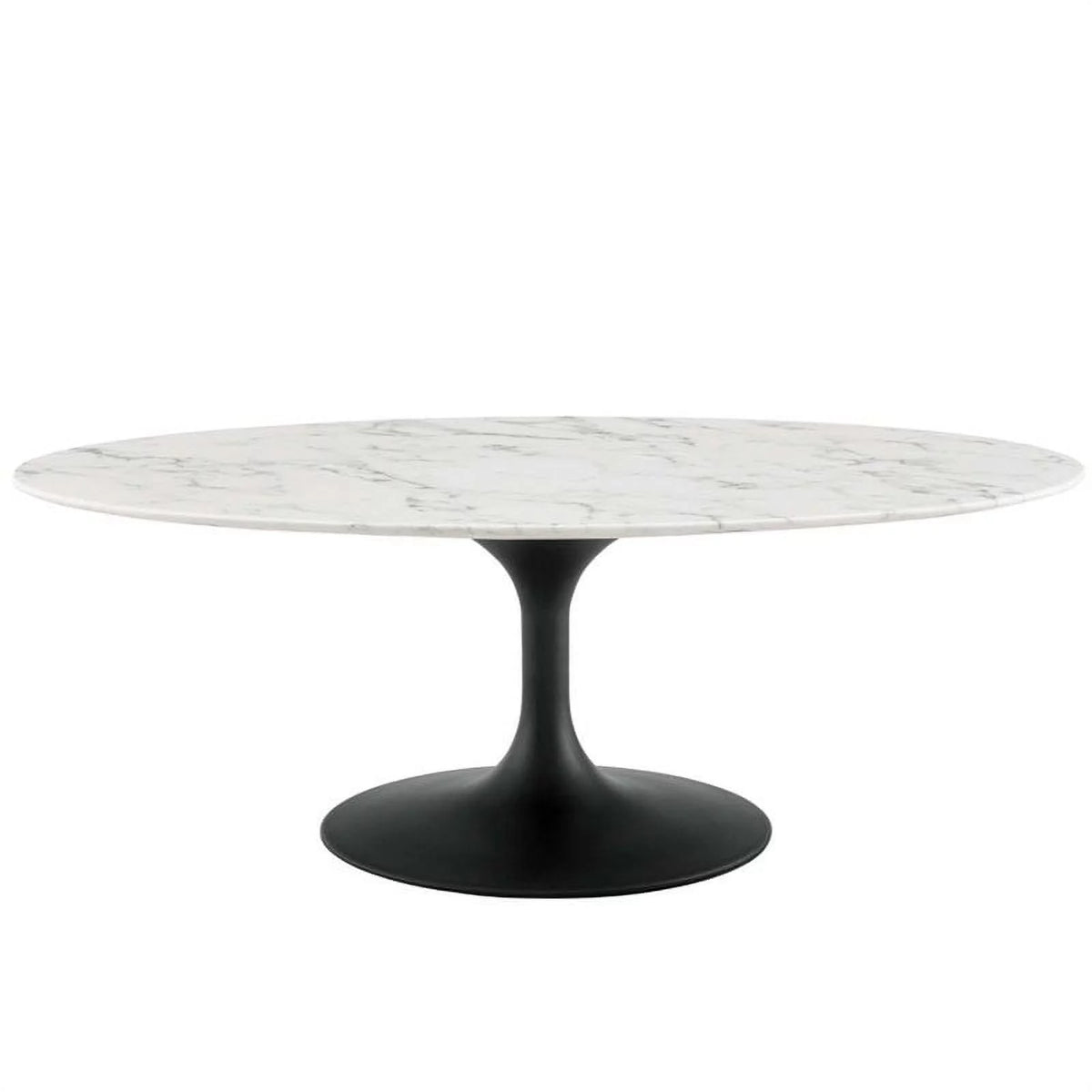 48" Oval Top Metal Coffee Table Y60956