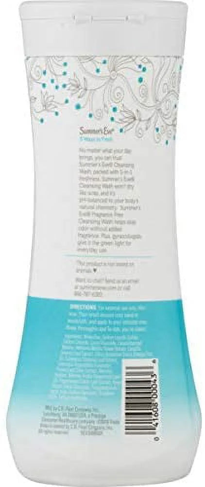 Fragrance Free Cleansing Wash, 15 Fl Oz, Pack of 3 N223