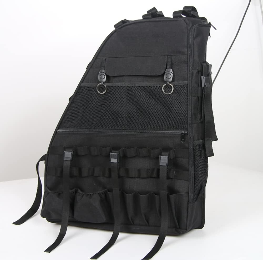 2X Roll Bar Storage Bag Cargo Cage Multi-Pockets Organizers Tool Storage Q259