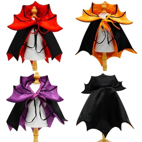 4-Piece Halloween Pet Cosplay Vampire Cloak Outfit L747650