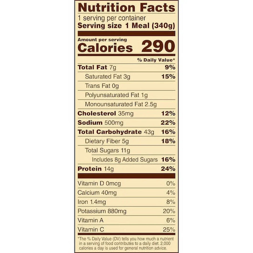 Case of 12, Classic Meat Loaf Complete Meal, 12 oz. A457305