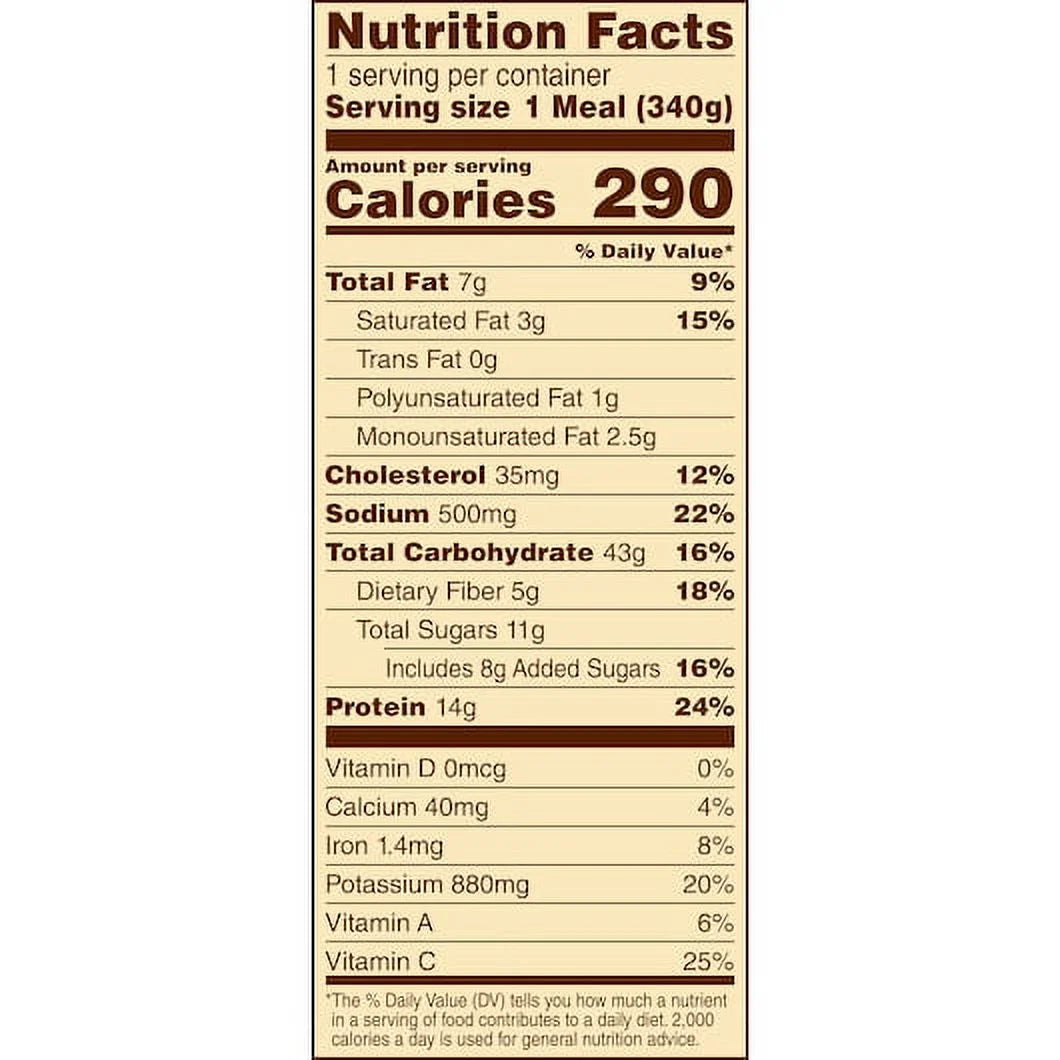 Case of 12, Classic Meat Loaf Complete Meal, 12 oz. A457305