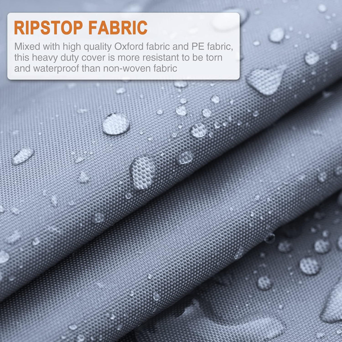 Waterproof Travel Trailer RV Cover with 4 Gutter Spout Covers H677