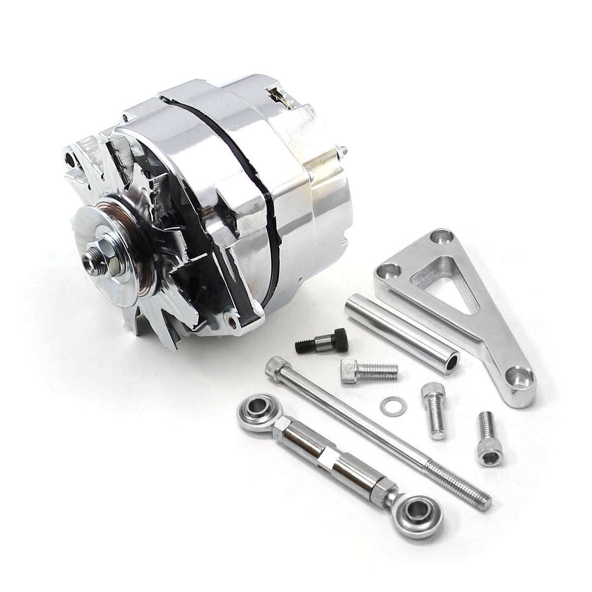 100 Amp 3 Wire Alternator & Aluminum Bracket Kit P86873