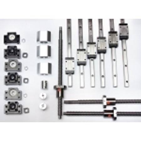 CNC Router Kit 16mm Rail Guideway System and Ball Screws XYZ Travel 48 inch x 48 inch x 10 inch C4604