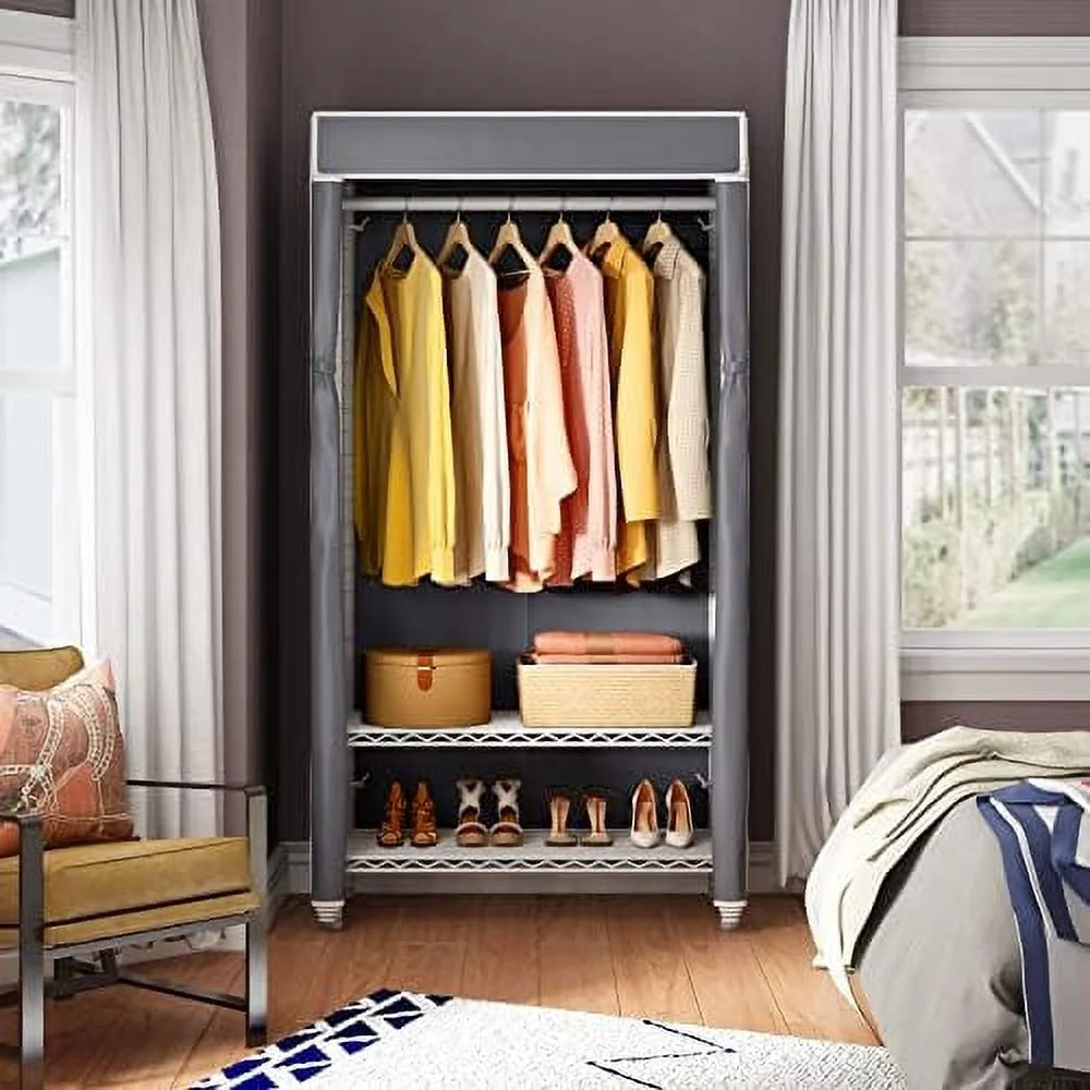 3 Tiers Garment Rack with Cover N597