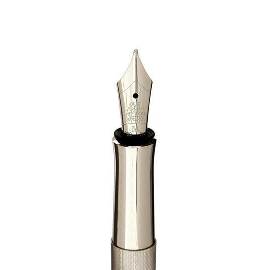 Rhodium Fountain Pen Fine D5763
