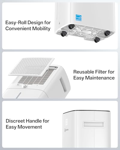 52 Pints Dehumidifier with Drain Hose G190