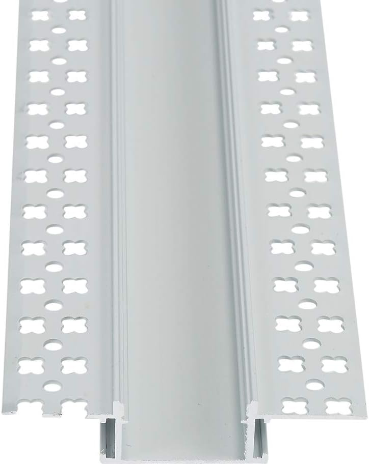 5-Pack 2 Meter Recessed LED Aluminum Channel with Diffuser and End Caps L2067