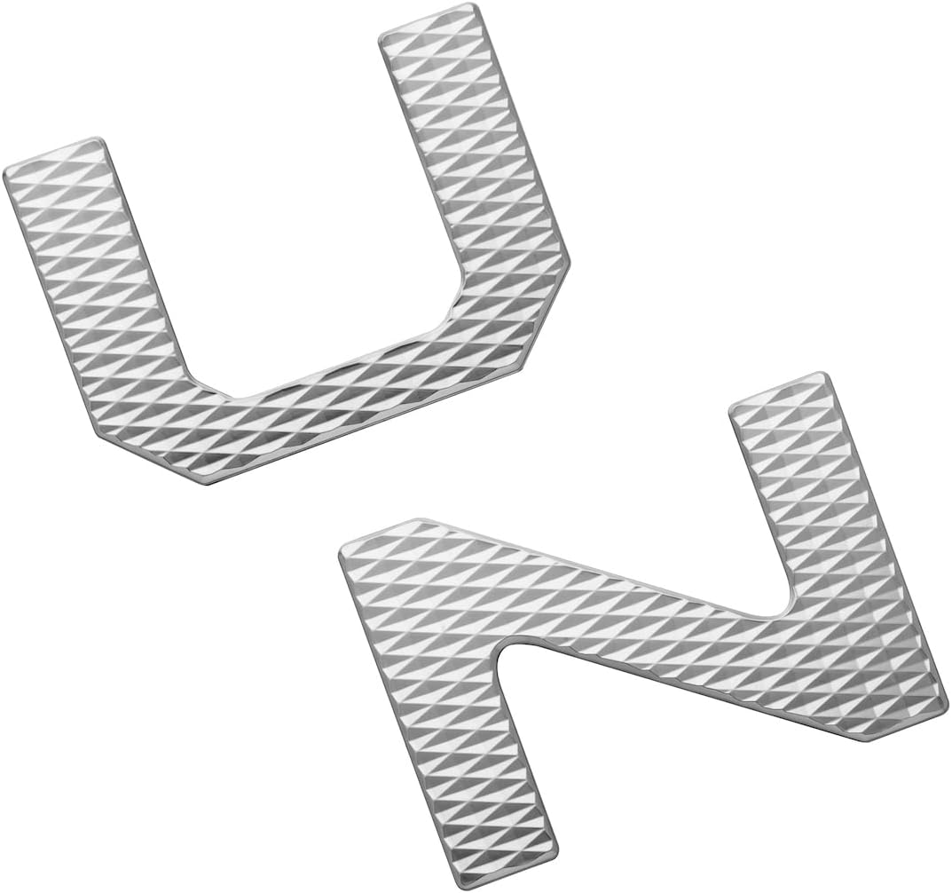 Chrome and Black Tailgate Letter Inserts T96705